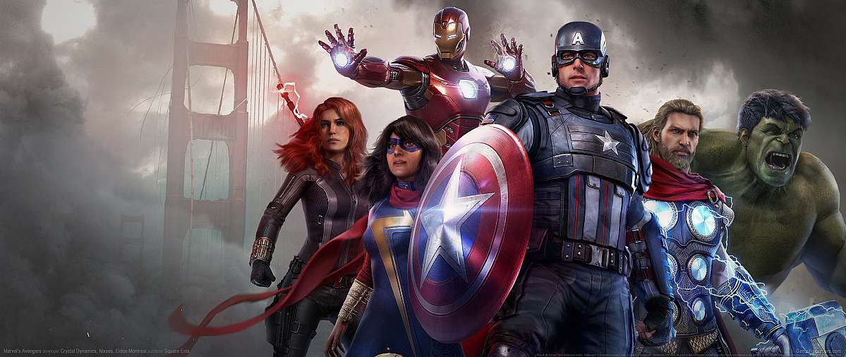 Marvel's Avengers ultrawide wallpaper or background 02