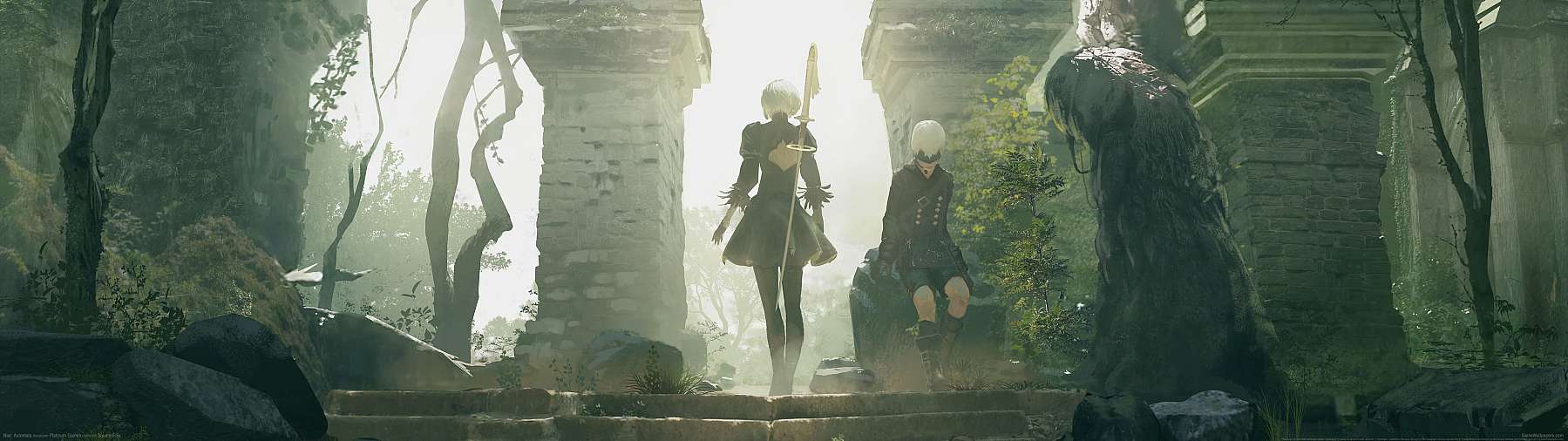Nier Automata superwide wallpaper or background 04