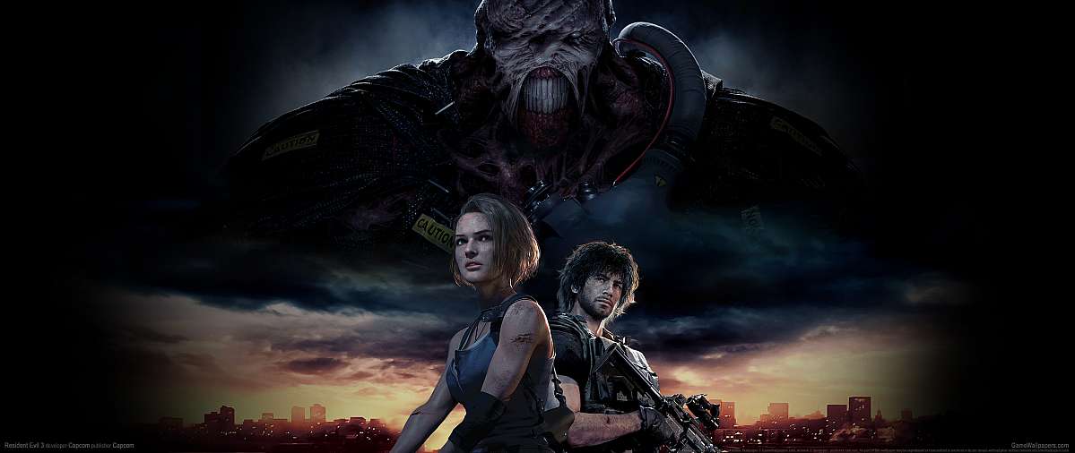 Resident Evil 3 2020 ultrawide wallpaper or background 01