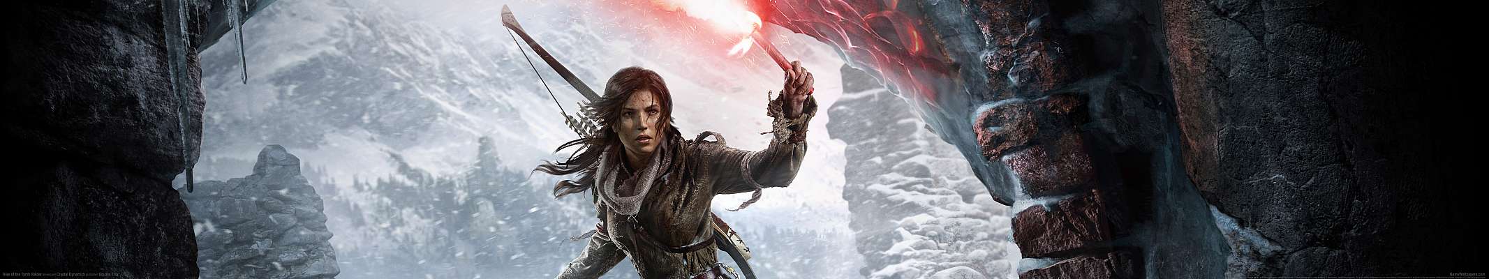Rise of the Tomb Raider triple screen wallpaper or background