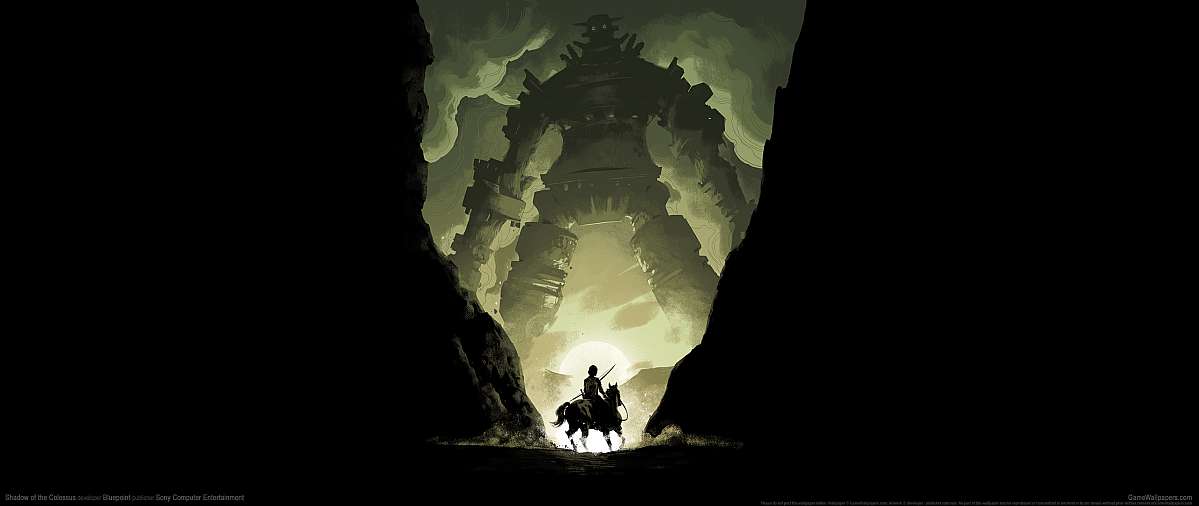 Shadow of the Colossus ultrawide wallpaper or background 02