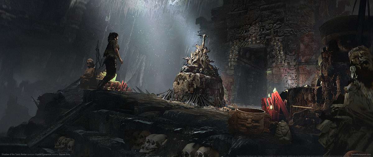 Shadow of the Tomb Raider ultrawide wallpaper or background 05
