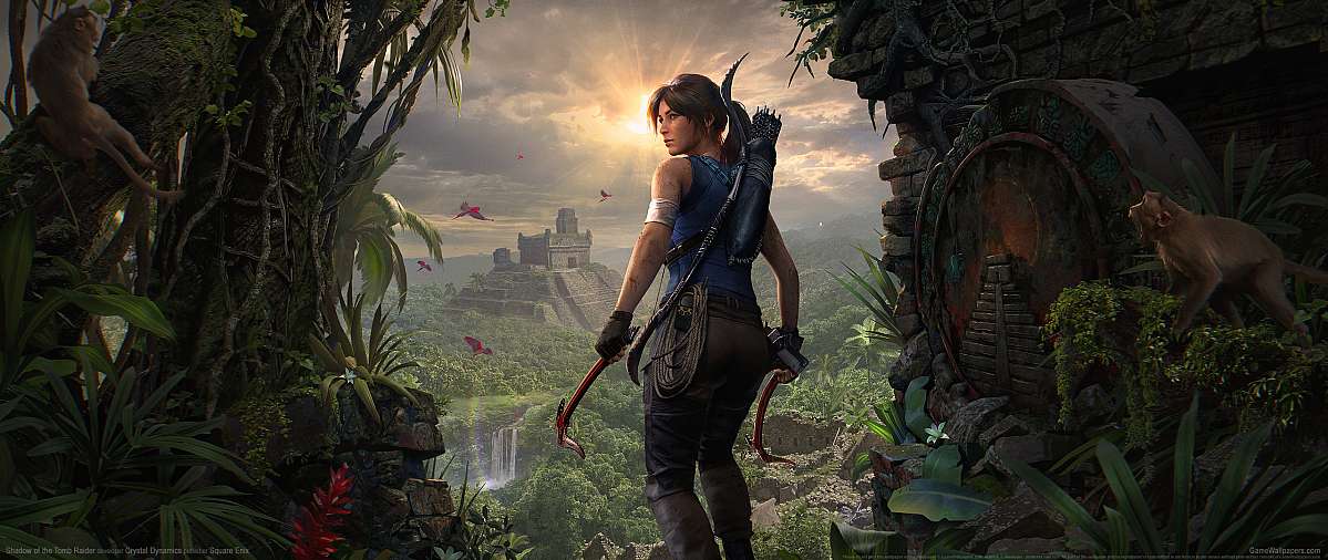 Shadow of the Tomb Raider ultrawide wallpaper or background 07
