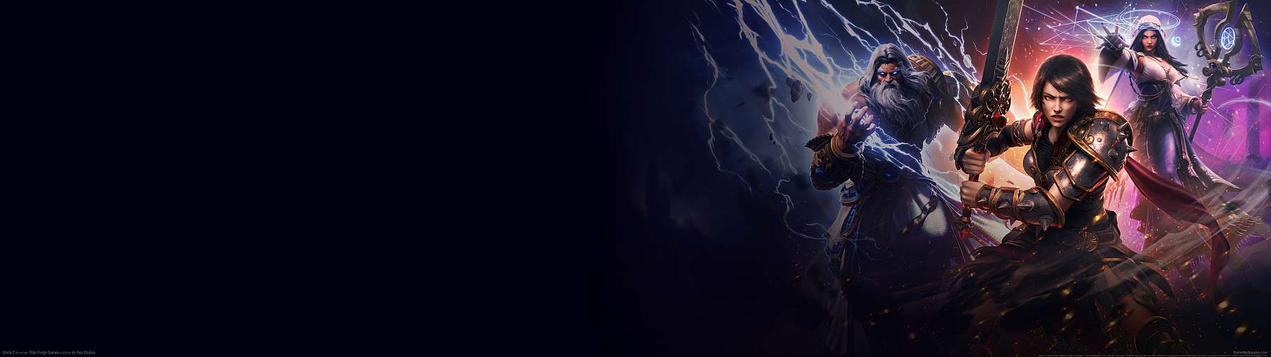 Smite 2 superwide wallpaper or background 01