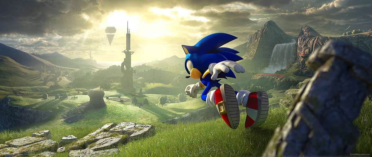 Sonic Frontiers ultrawide wallpaper or background 01