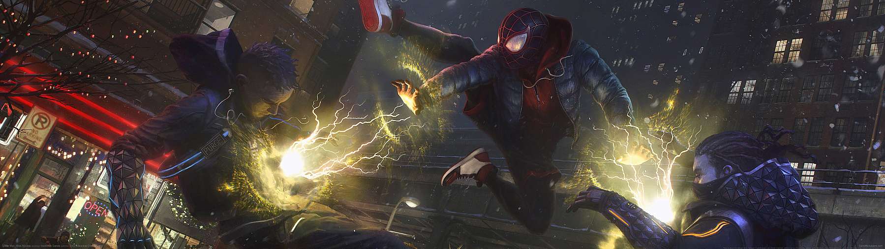 Spider-Man: Miles Morales superwide wallpaper or background 02