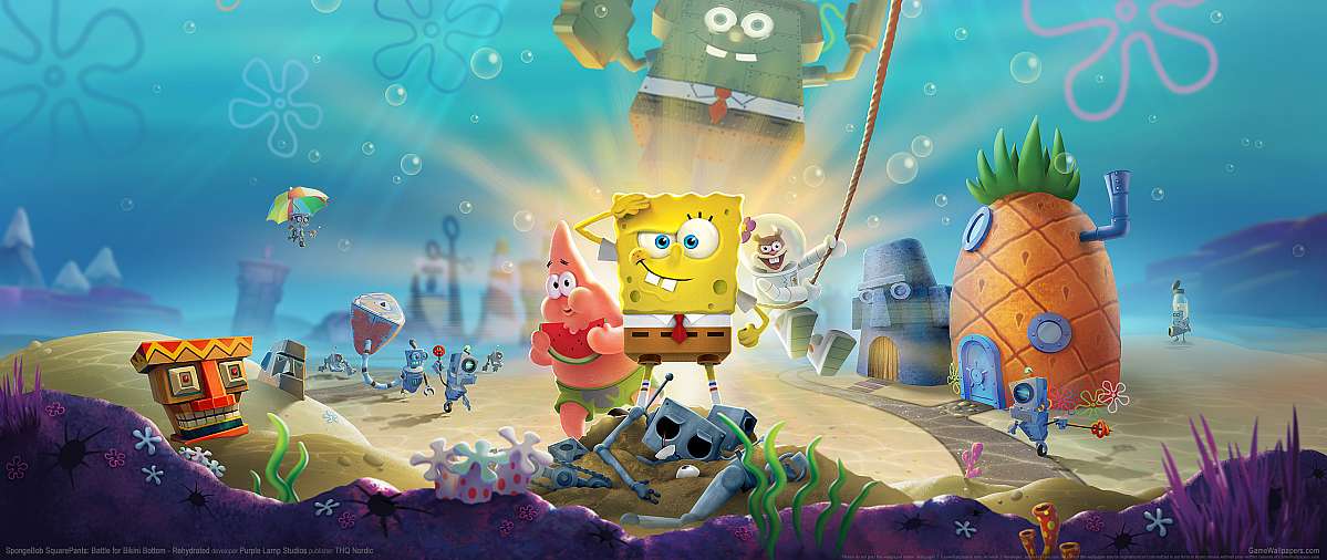 SpongeBob SquarePants: Battle for Bikini Bottom - Rehydrated ultrawide wallpaper or background 01
