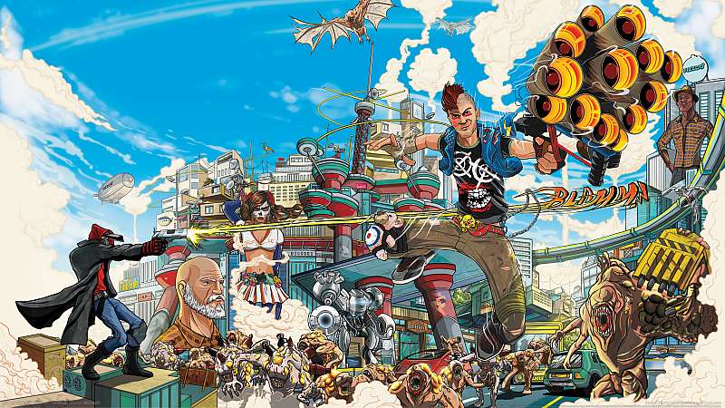 Sunset Overdrive wallpaper or background