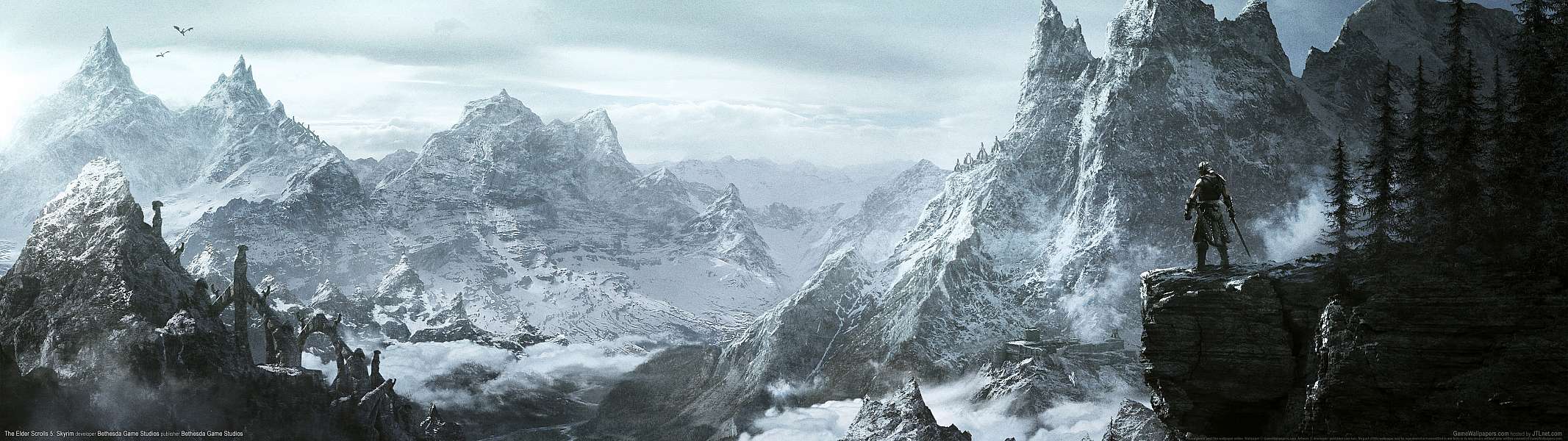 The Elder Scrolls 5: Skyrim dual screen wallpaper or background