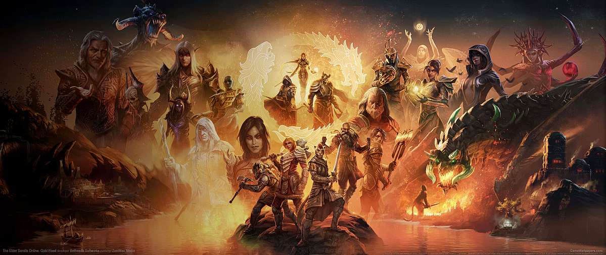 The Elder Scrolls Online: Gold Road ultrawide wallpaper or background 02