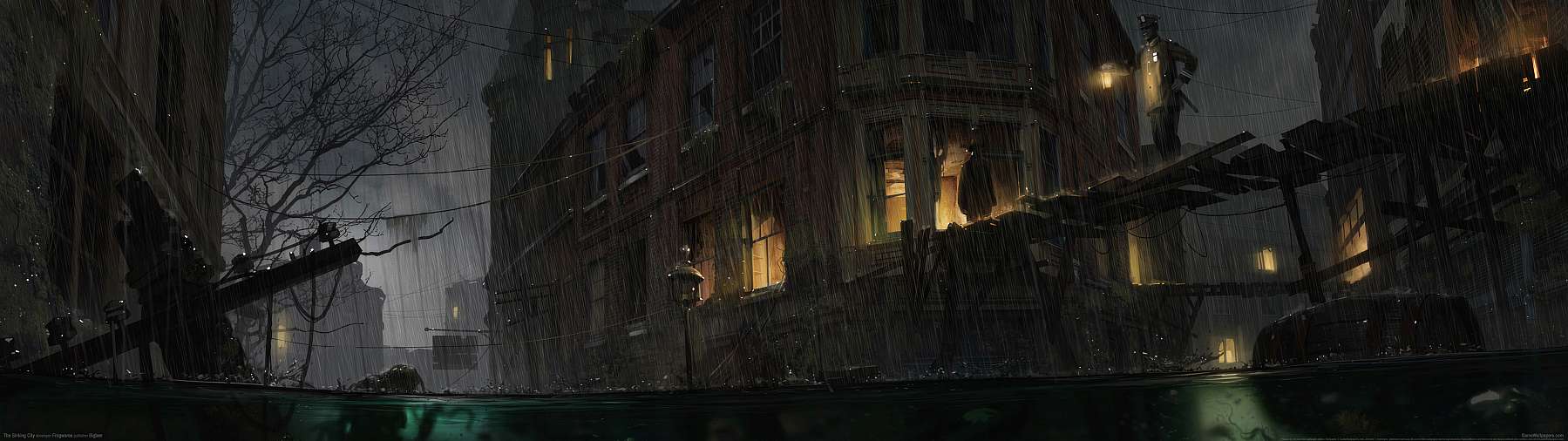 The Sinking City superwide wallpaper or background 03