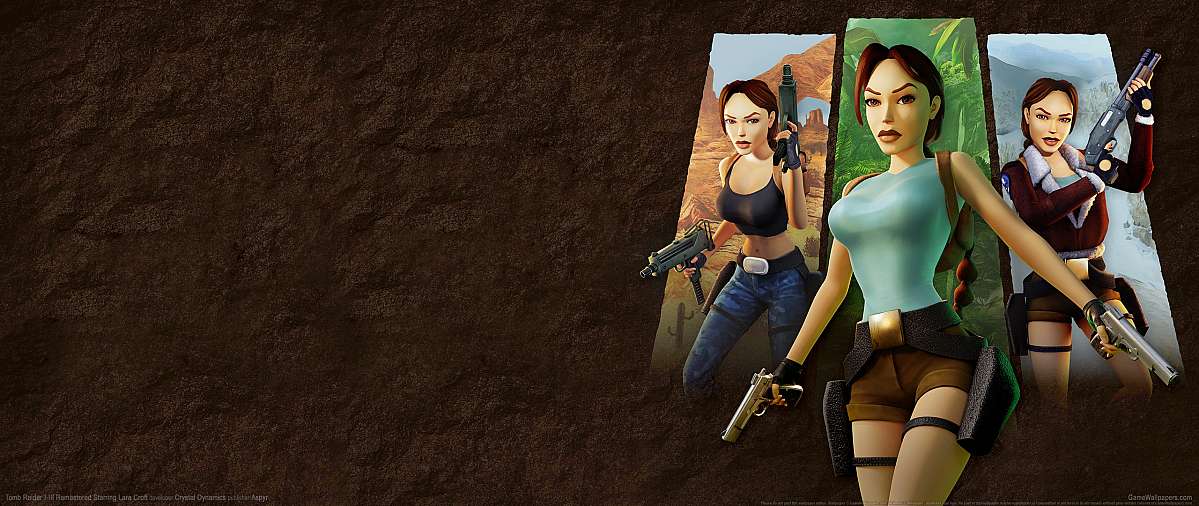 Tomb Raider I-III Remastered Starring Lara Croft ultrawide wallpaper or background 01