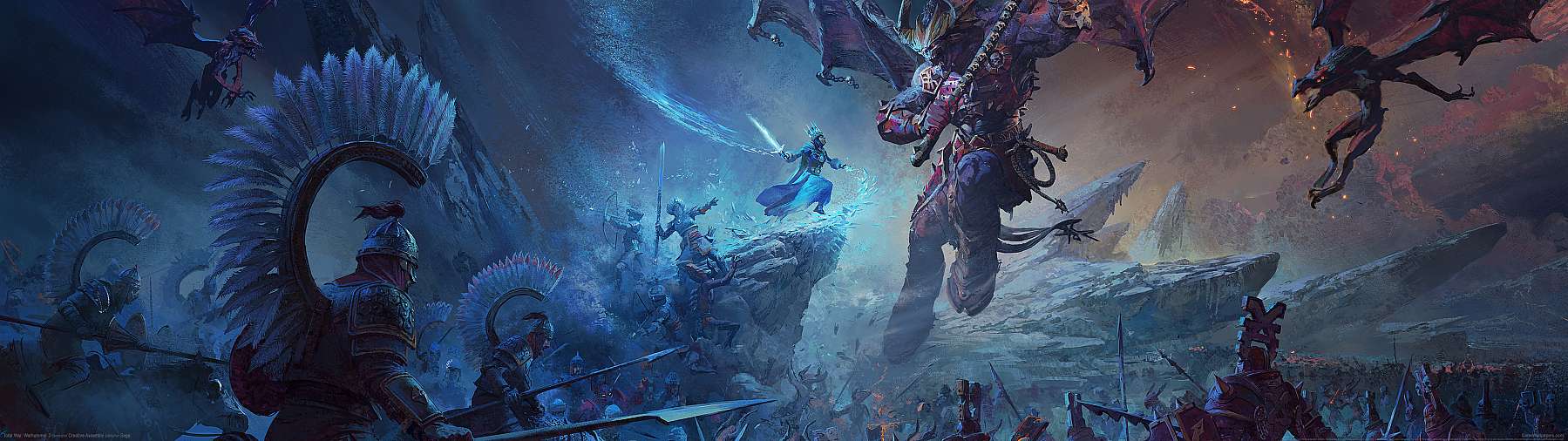 Total War: Warhammer 3 superwide wallpaper or background 01