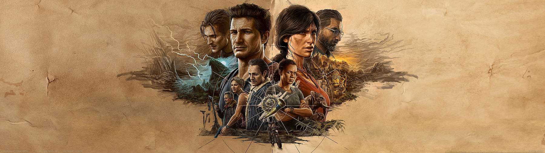 Uncharted: Legacy of Thieves Collection superwide wallpaper or background 01