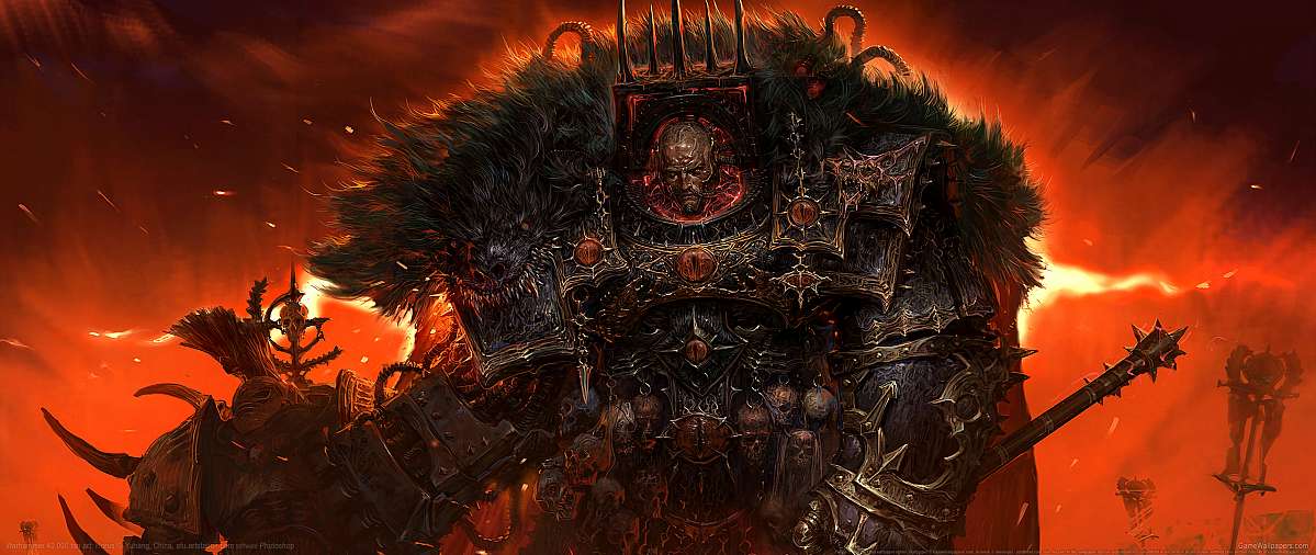 Warhammer 40,000 fan art ultrawide wallpaper or background 02