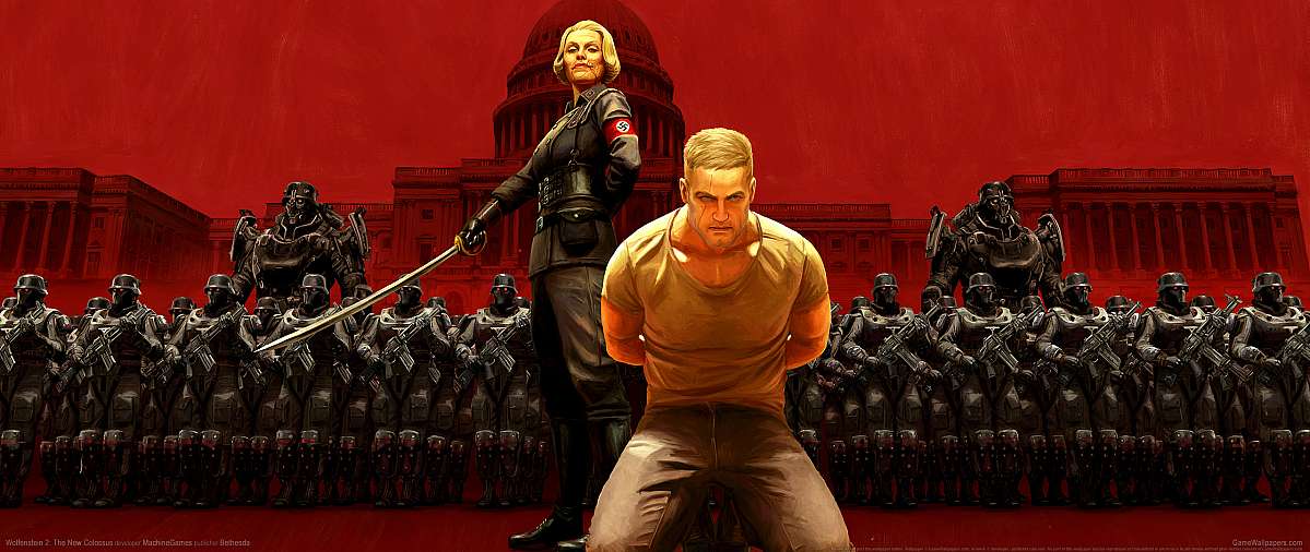 Wolfenstein 2: The New Colossus ultrawide wallpaper or background 06