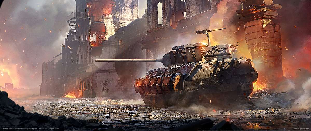 World of Tanks: Mercenaries ultrawide wallpaper or background 01