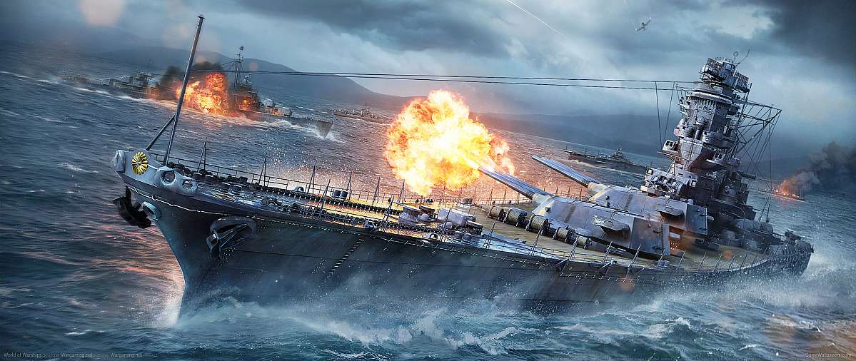 World of Warships ultrawide wallpaper or background 04