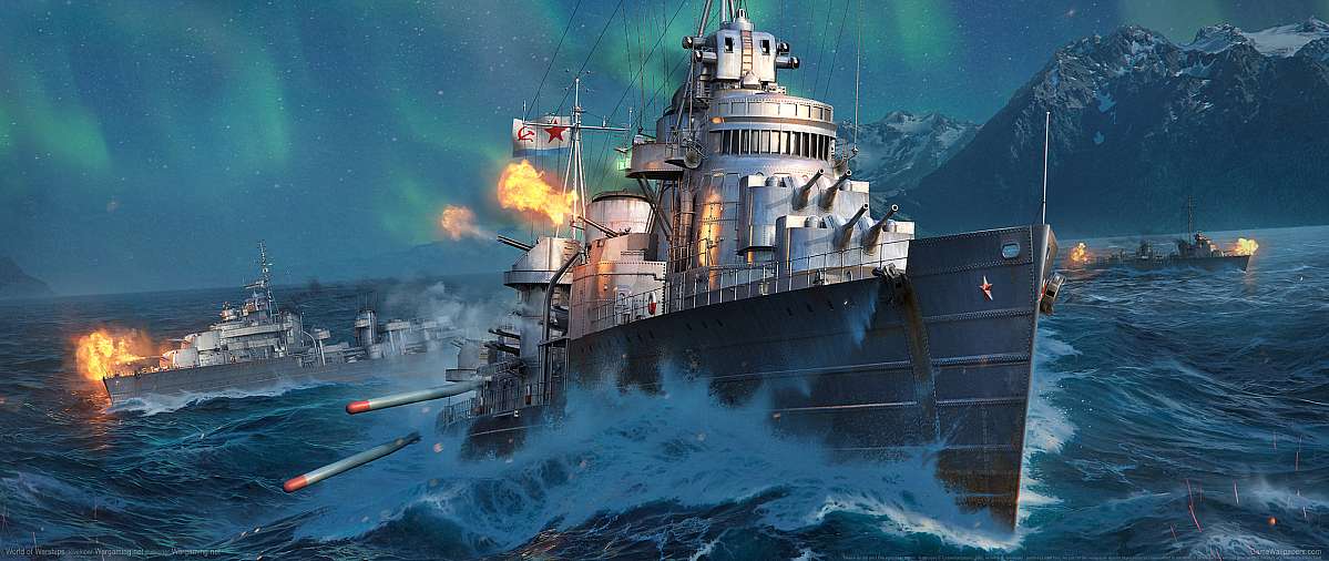World of Warships ultrawide wallpaper or background 07