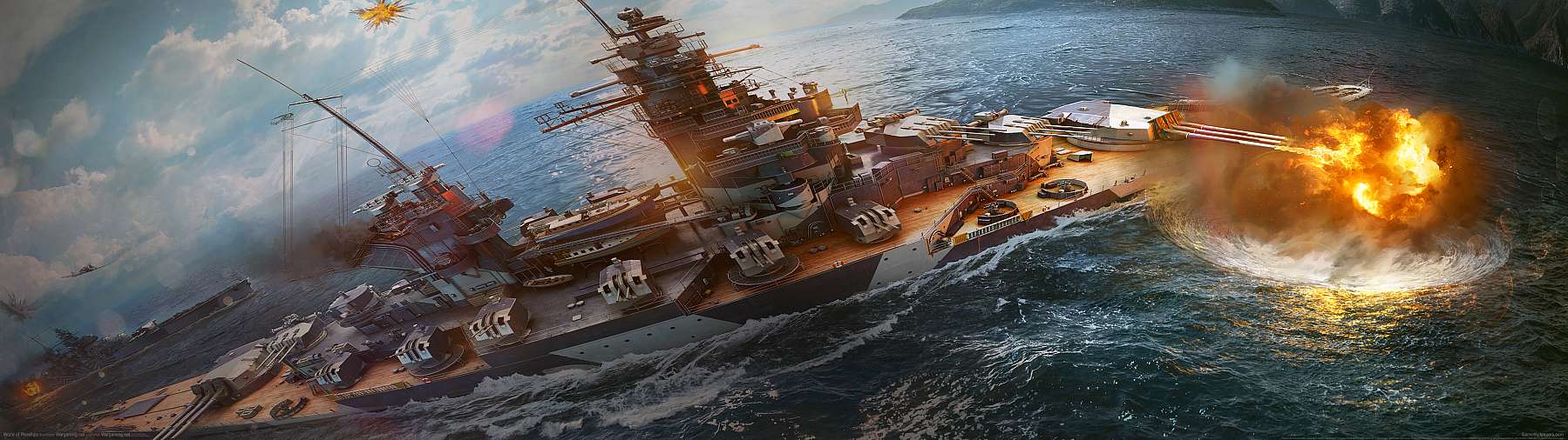 World of Warships superwide wallpaper or background 27