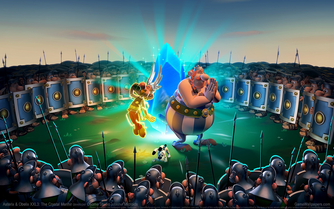 Asterix & Obelix XXL3: The Crystal Menhir 1280x800 achtergrond 01