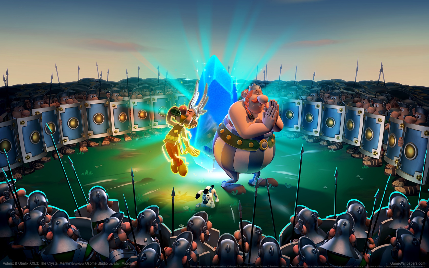 Asterix & Obelix XXL3: The Crystal Menhir 1680x1050 achtergrond 01