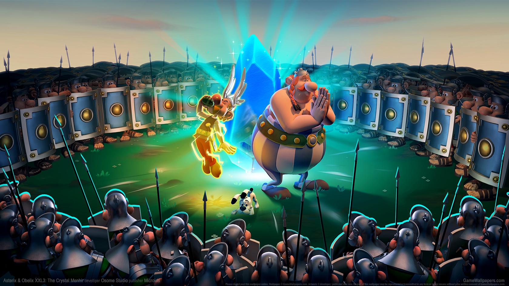 Asterix & Obelix XXL3: The Crystal Menhir 1680x945 achtergrond 01