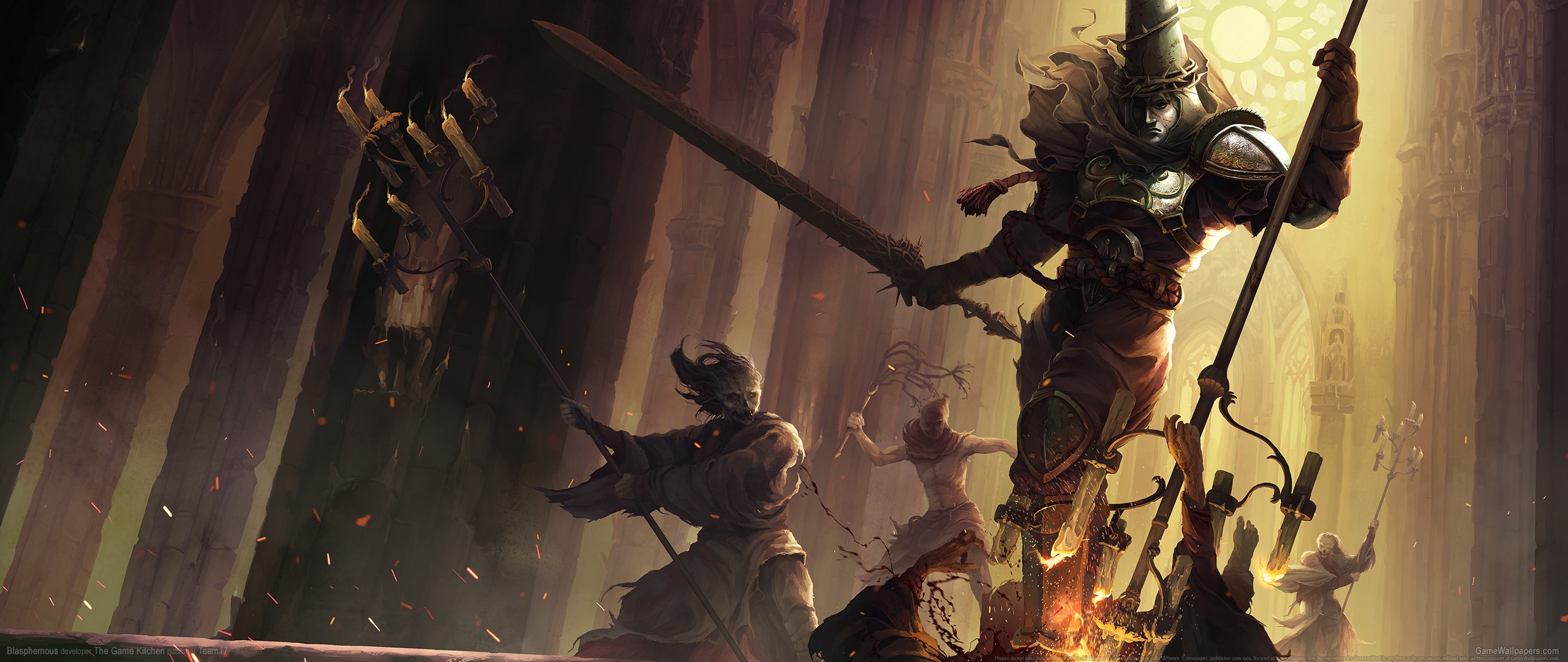 Blasphemous 2560x1080 wallpaper or background 01