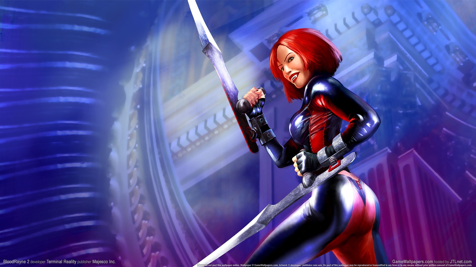 BloodRayne 2 1600x900 achtergrond 08