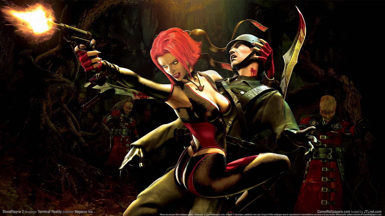 BloodRayne 2 1600x900 wallpaper or background 09