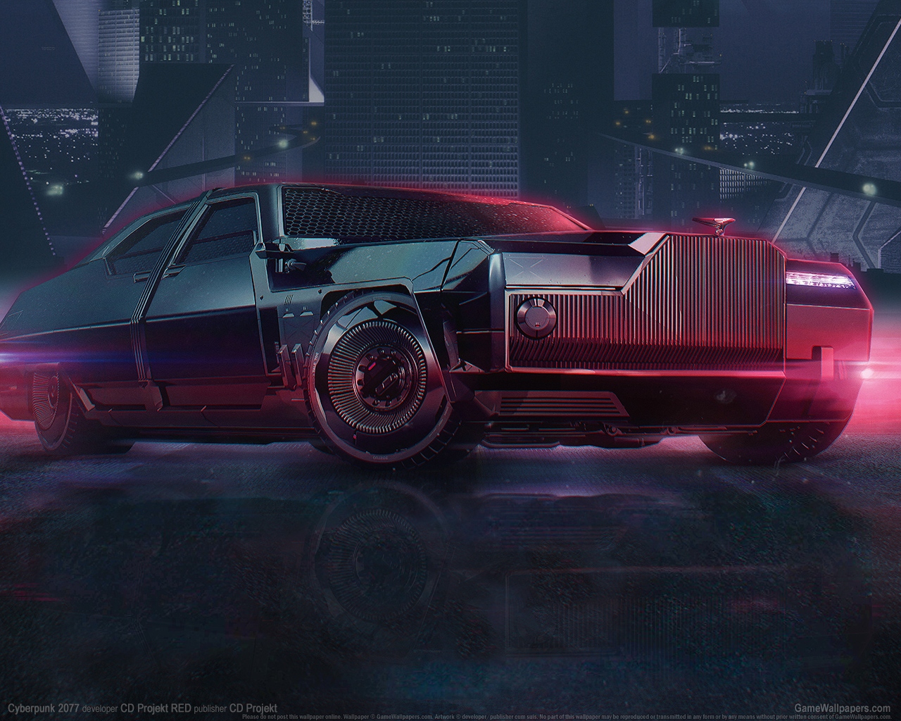 Cyberpunk 2077 1280 achtergrond 26