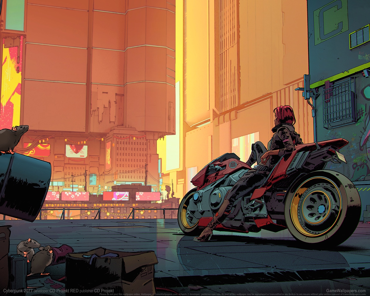 Cyberpunk 2077 1280 Hintergrundbild 27