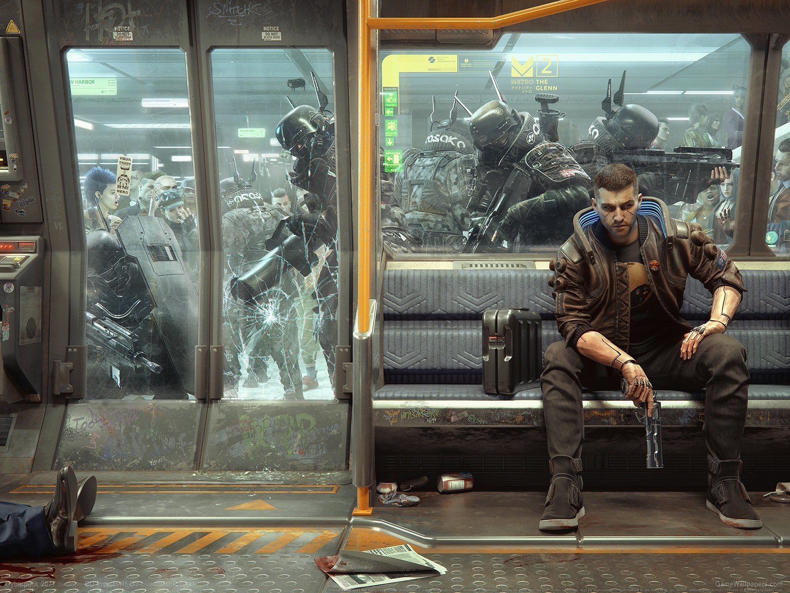 Cyberpunk 2077 1600 Hintergrundbild 28