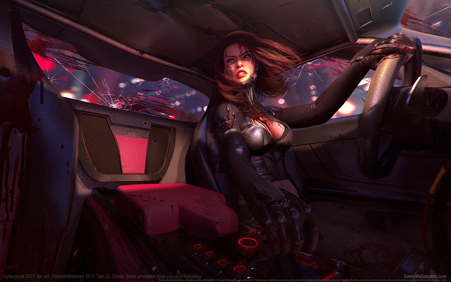 Cyberpunk 2077 fan art 1440x900 wallpaper or background 01