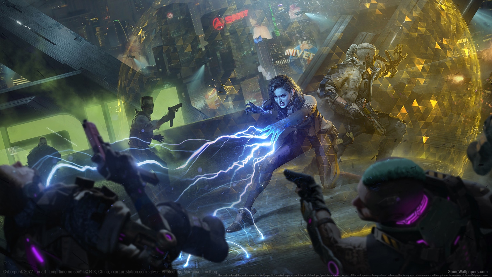 Cyberpunk 2077 fan art 1680x945 wallpaper or background 02
