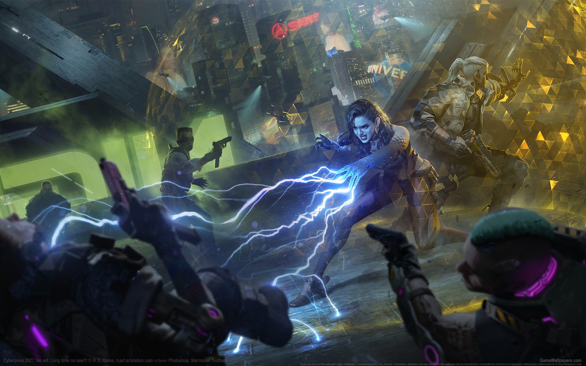 Cyberpunk 2077 fan art 1920x1200 wallpaper or background 02