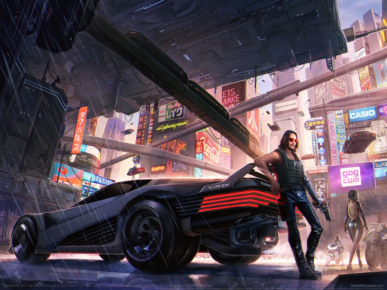 Cyberpunk 2077 fan art 1600 achtergrond 04