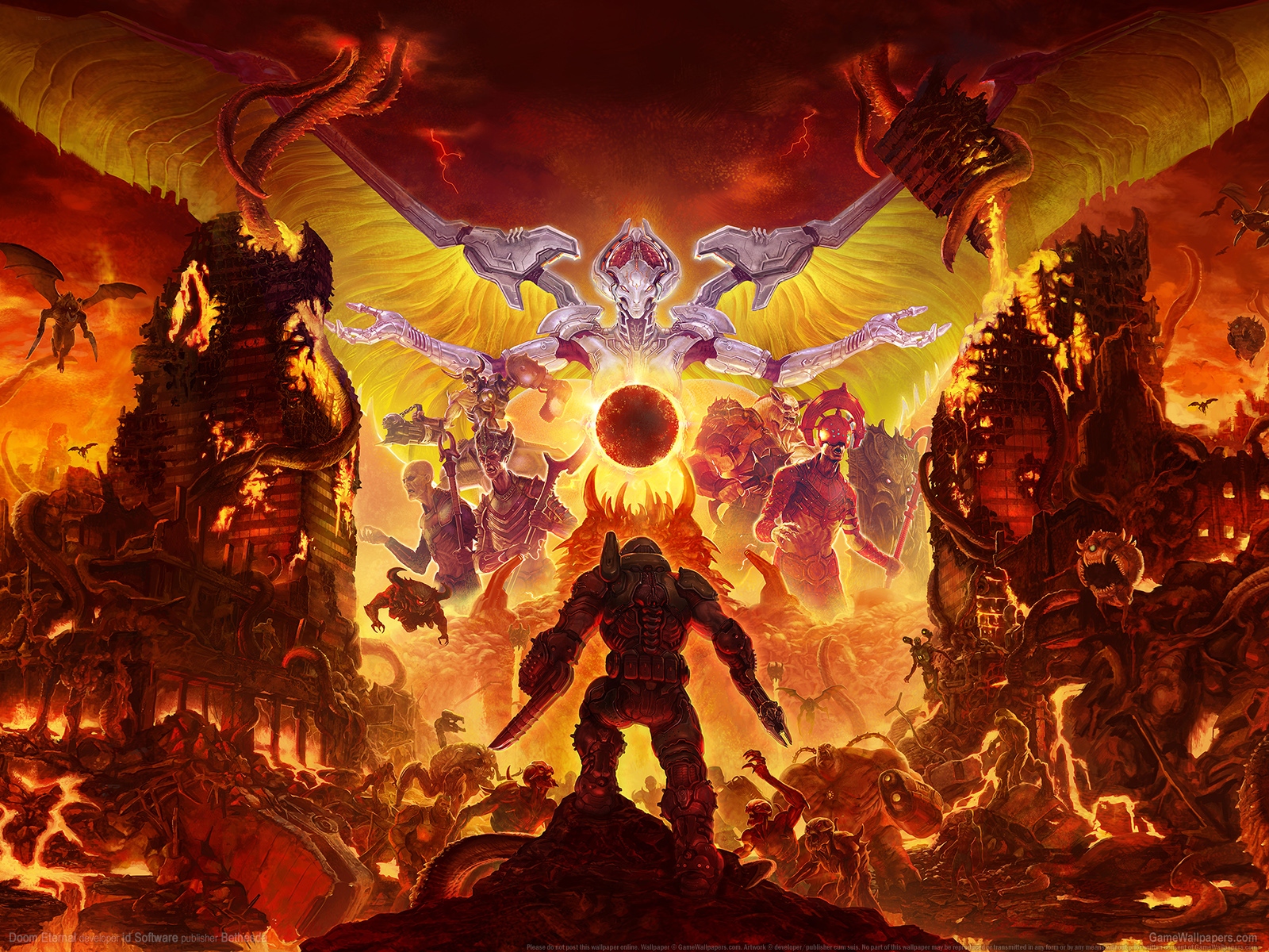 Doom Eternal 1600 wallpaper or background 08