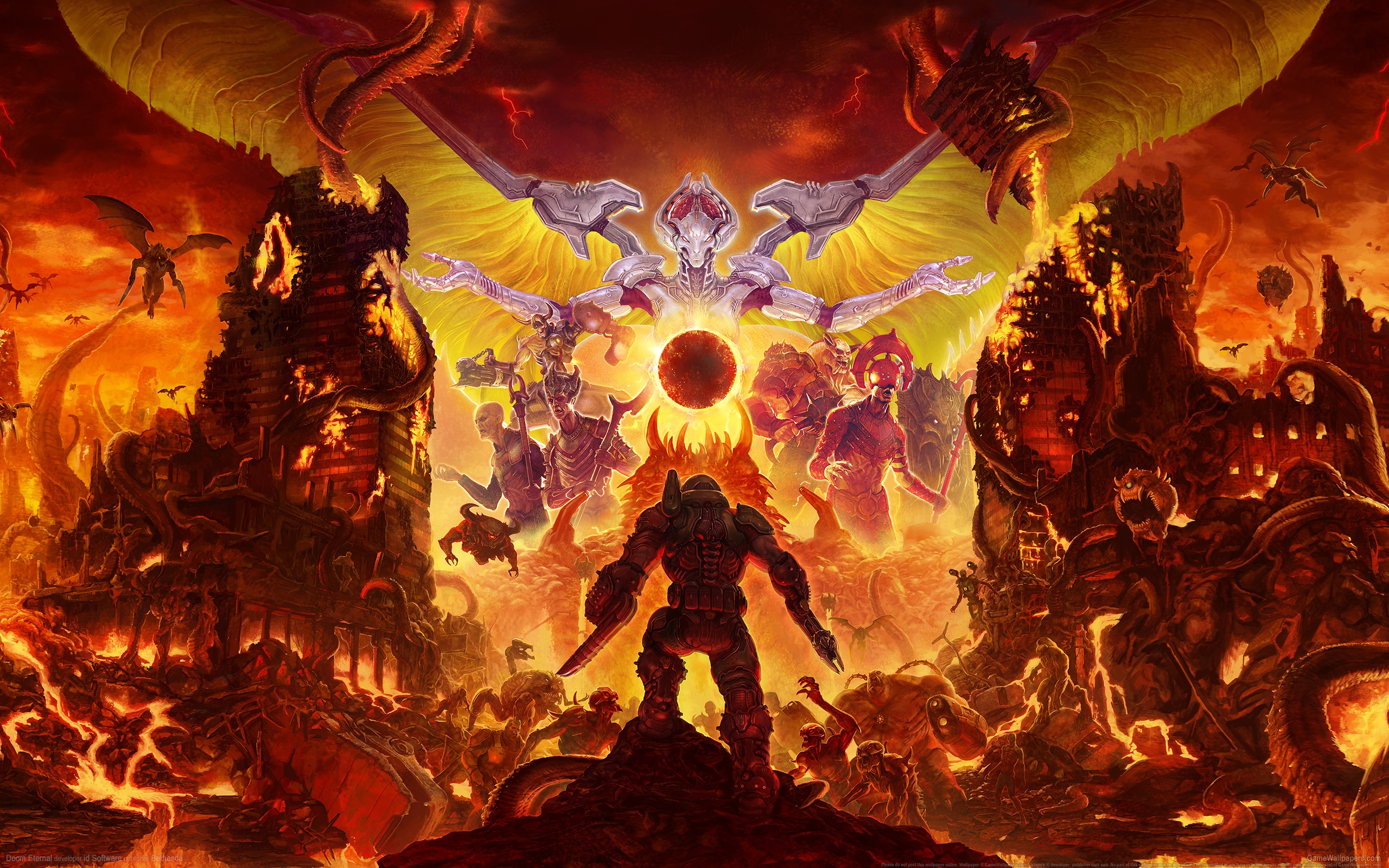Doom Eternal 2560x1600 wallpaper or background 08
