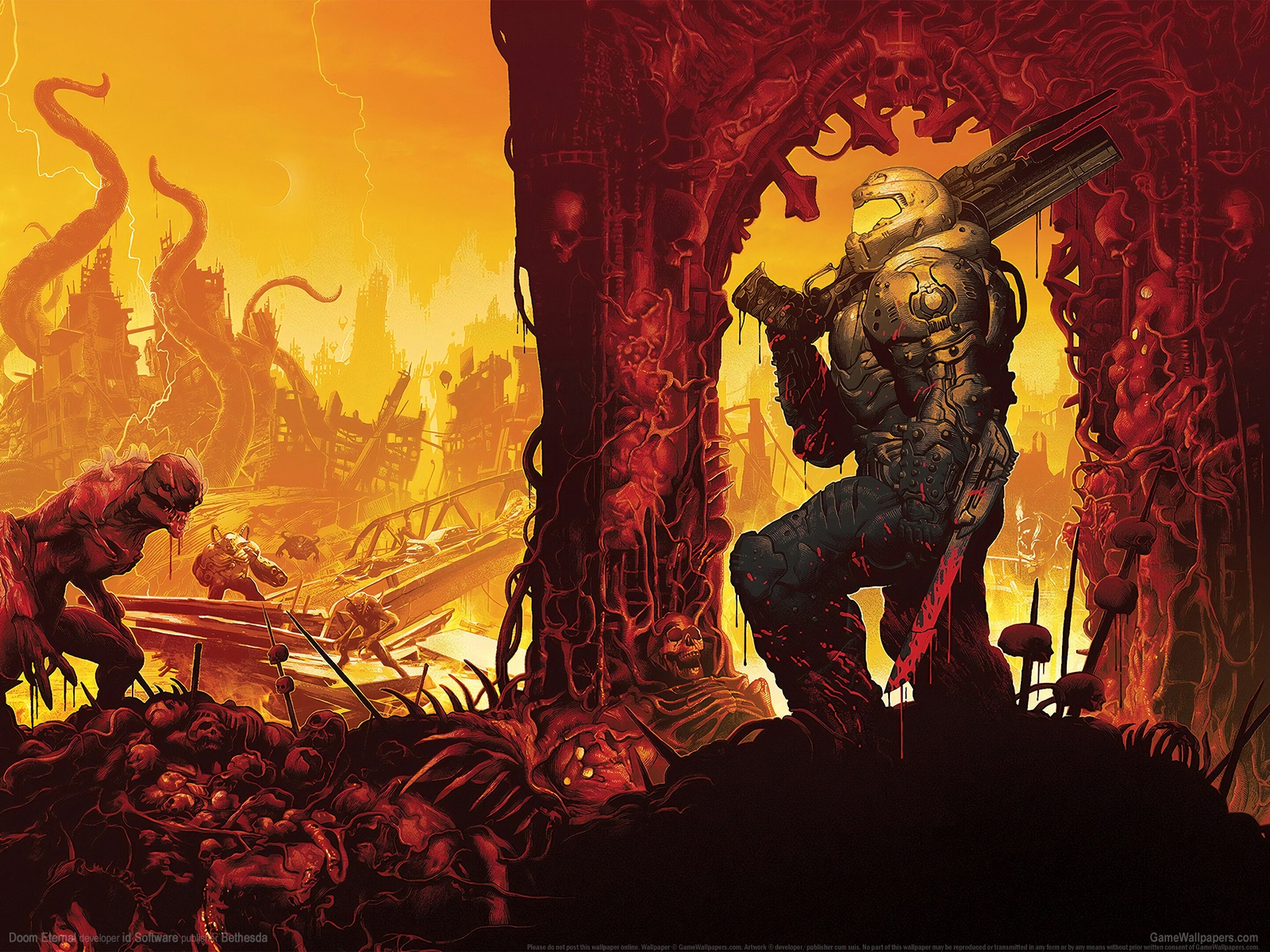 Doom Eternal 1600 Hintergrundbild 11