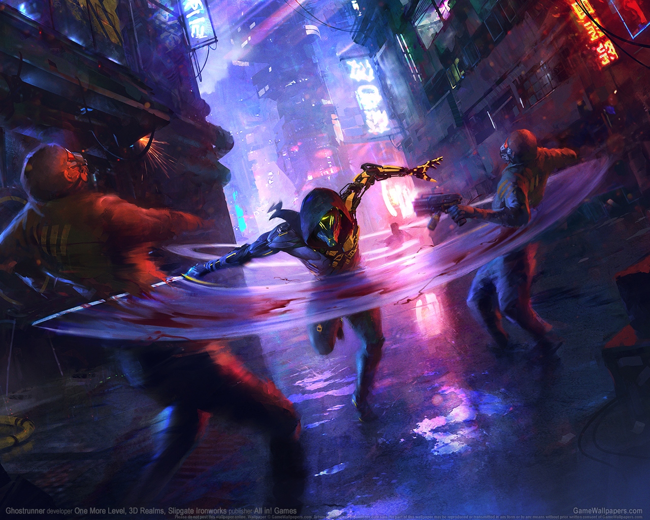 Ghostrunner 1280 wallpaper or background 01
