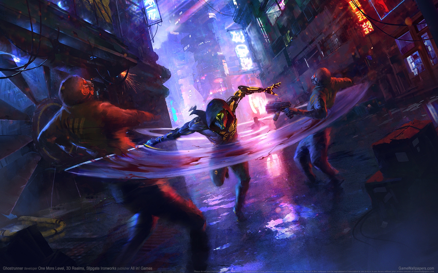 Ghostrunner 1680x1050 wallpaper or background 01