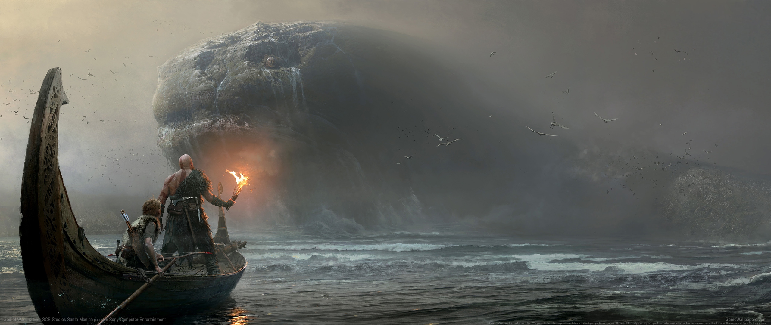 God of War 2017 2560x1080 wallpaper or background 09