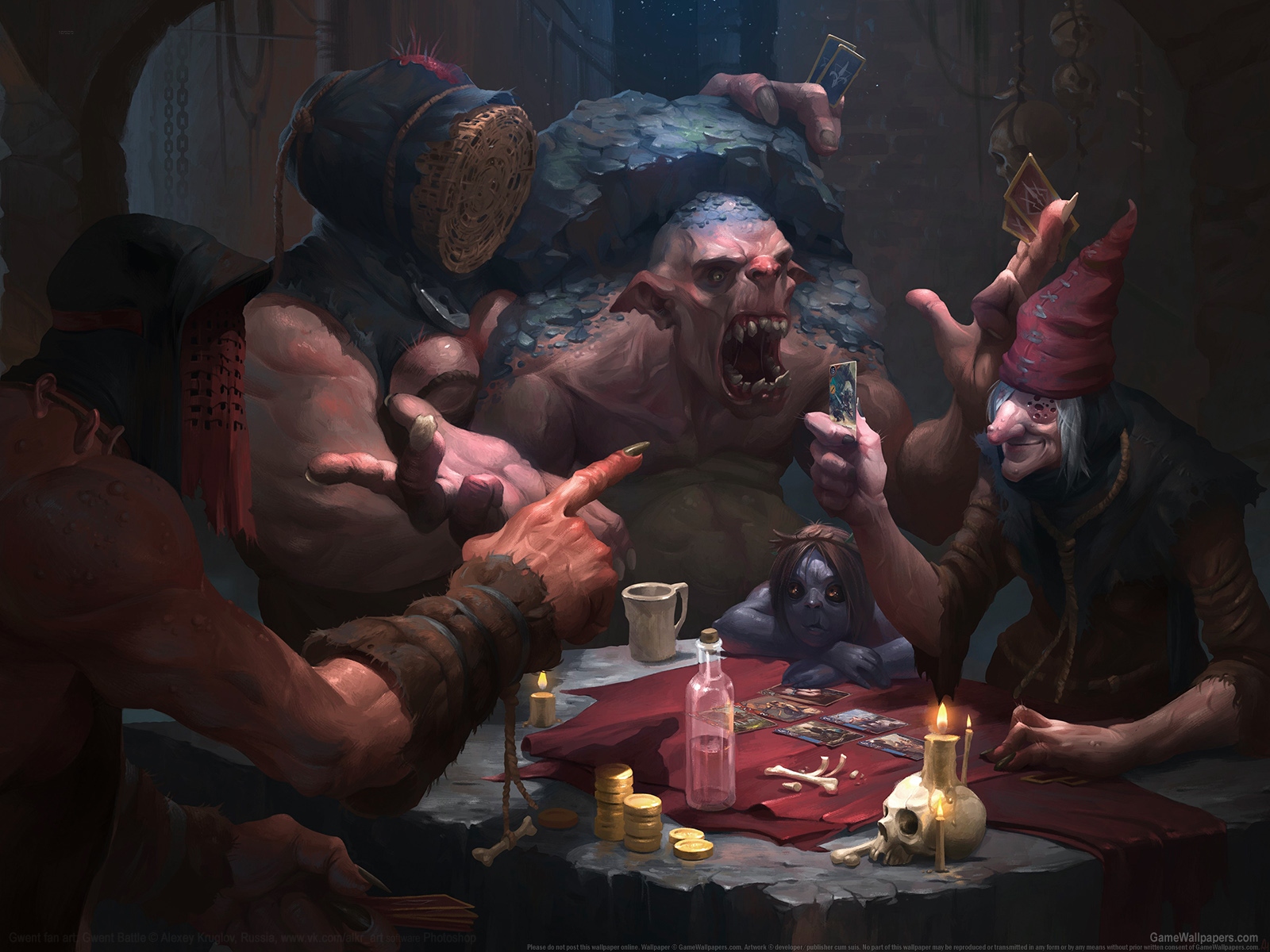 GWENT fan art 1600 Hintergrundbild 01
