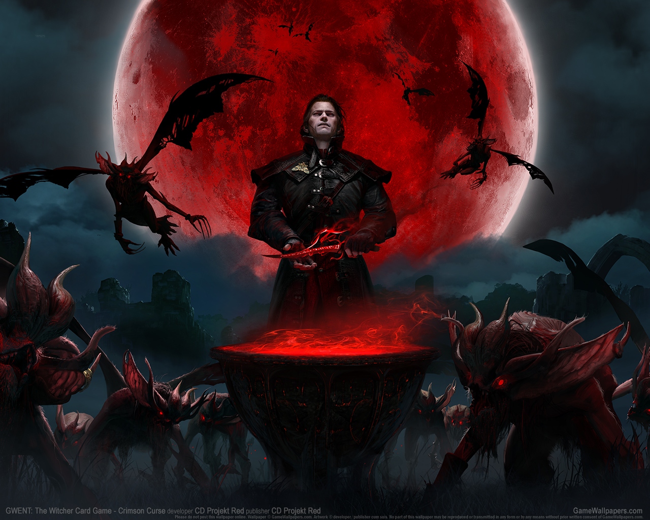 GWENT: The Witcher Card Game - Crimson Curse 1280 achtergrond 01