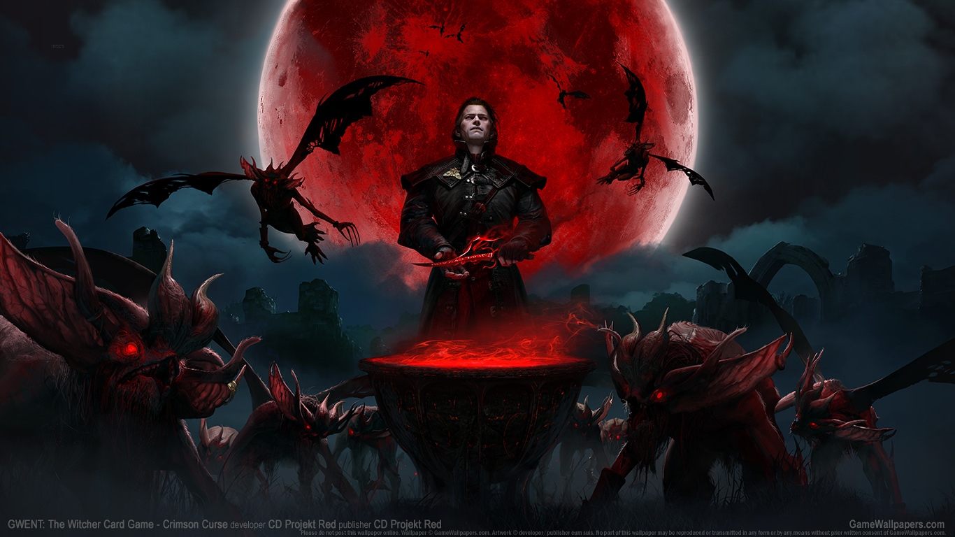 GWENT: The Witcher Card Game - Crimson Curse 1366x768 achtergrond 01