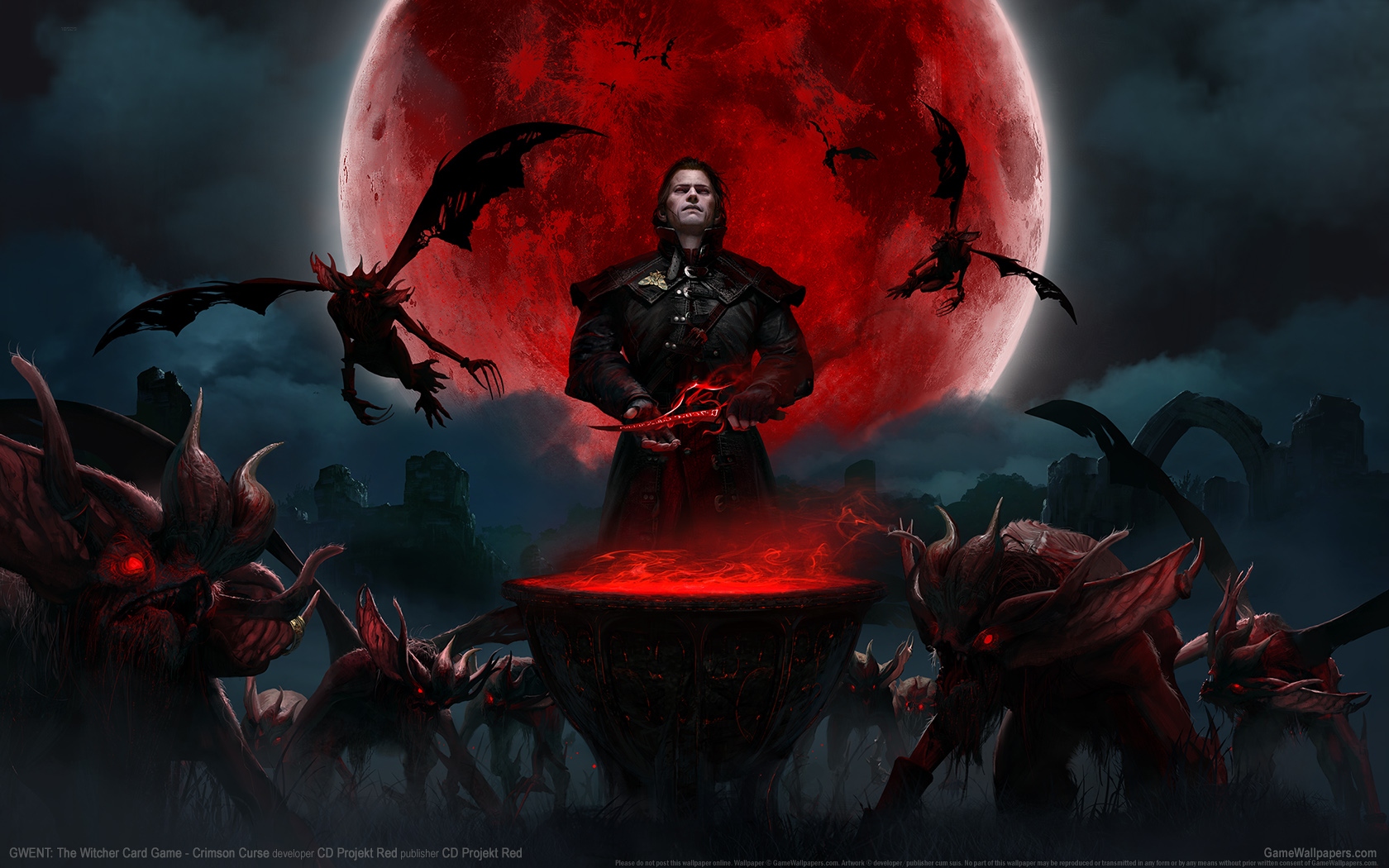 GWENT: The Witcher Card Game - Crimson Curse 1680x1050 achtergrond 01