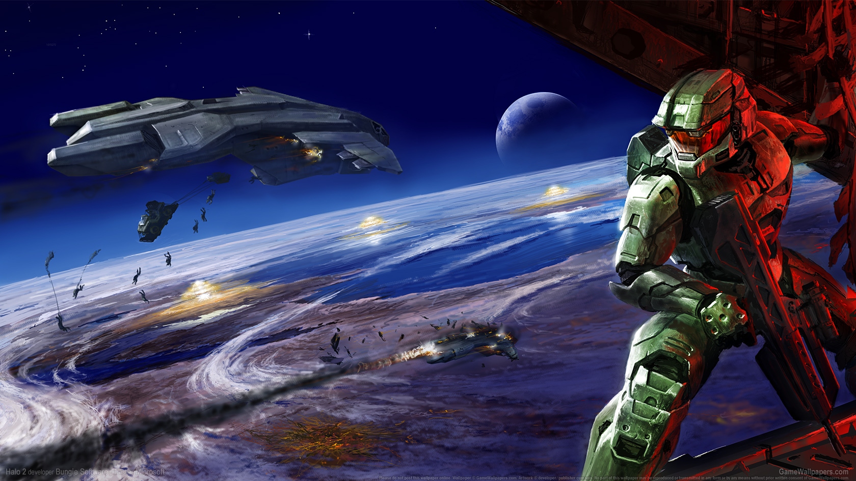 Halo 2 1680x945 wallpaper or background 18