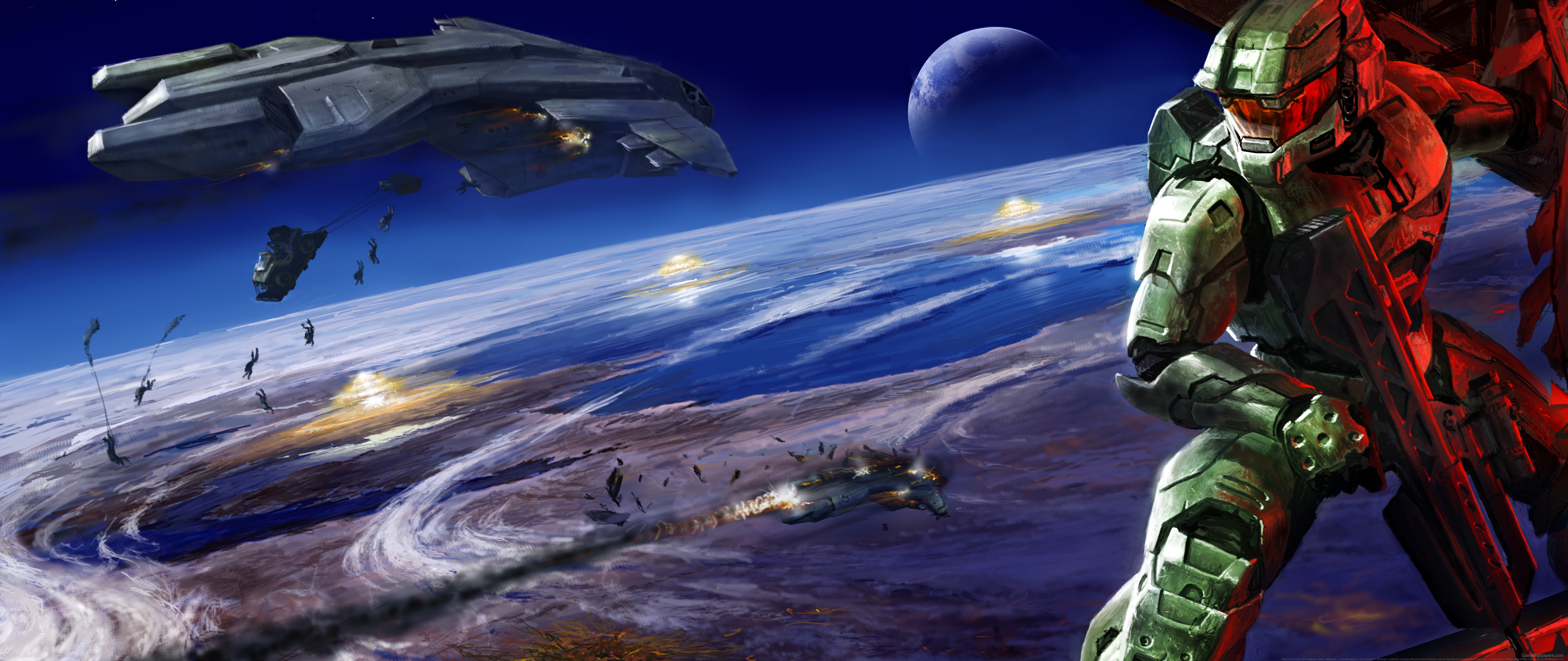 Halo 2 5120x2160 achtergrond 18