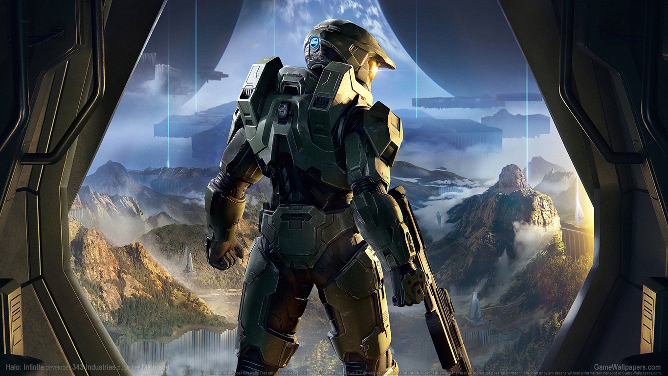 Halo: Infinite 1366x768 wallpaper or background 02